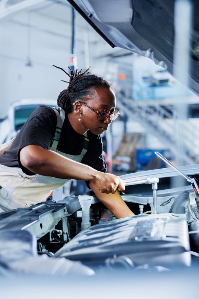 Mechanic at work